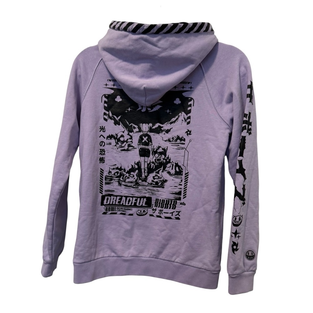 The Boys Club Purple Graphic Hoodie size youth Large